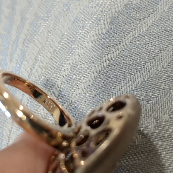 Prime Art & Jewel Rose Gold Plated Cocktail Ring - Picture 7 of 15